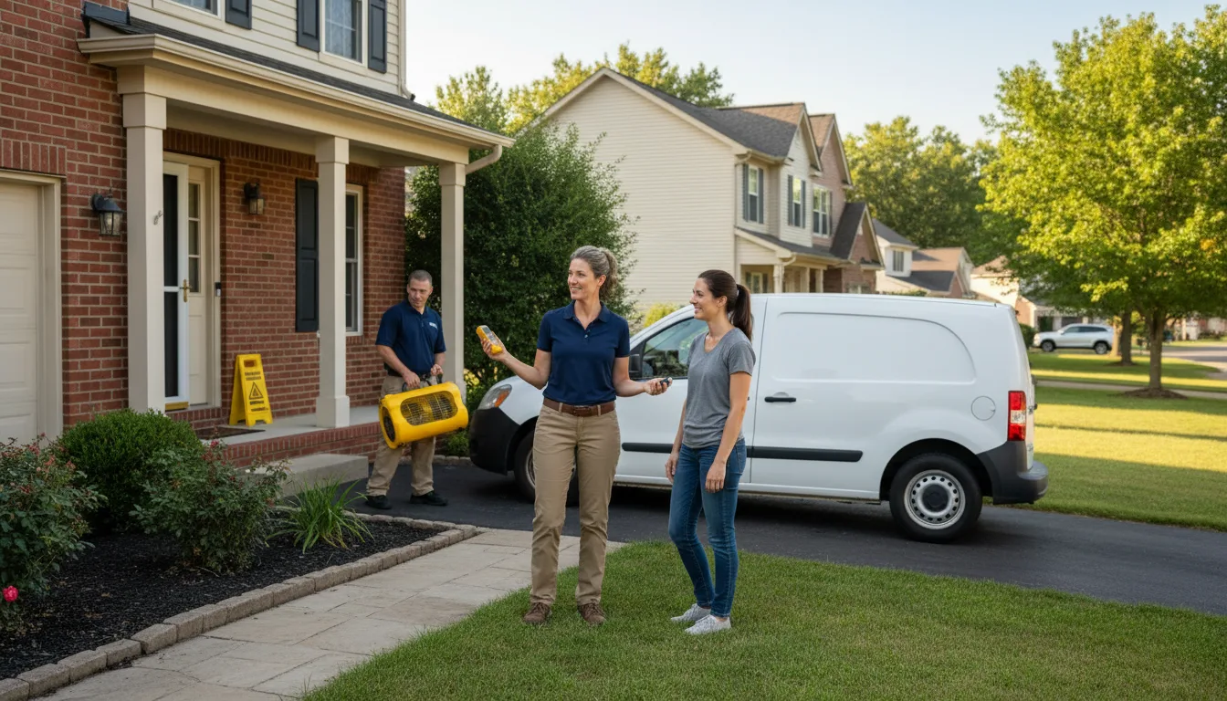 Water restoration image for Emergency Water Removal Services in Lefors, TX